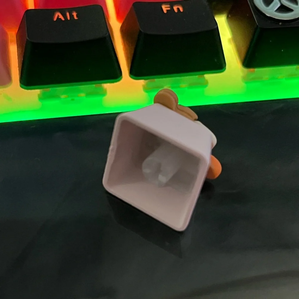 Cute popsicle light pink artisan Keycap, for OEM switches